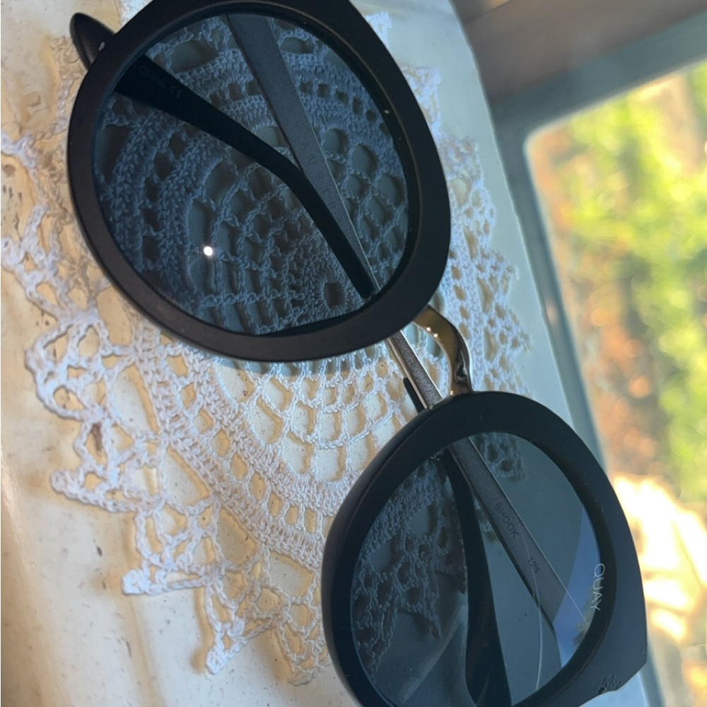 Quay Australia Black Oversized Sunglasses